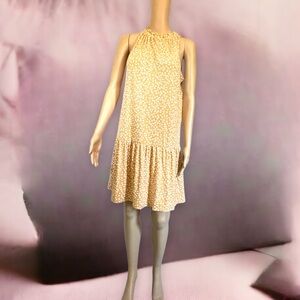 Banana Republic • Petite Knit Flounce Shift Dress